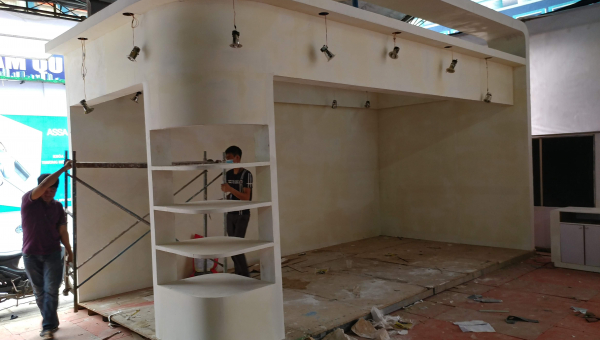 Thiết kế thi công gian hàng Vietbuild Hà Nội lần 3